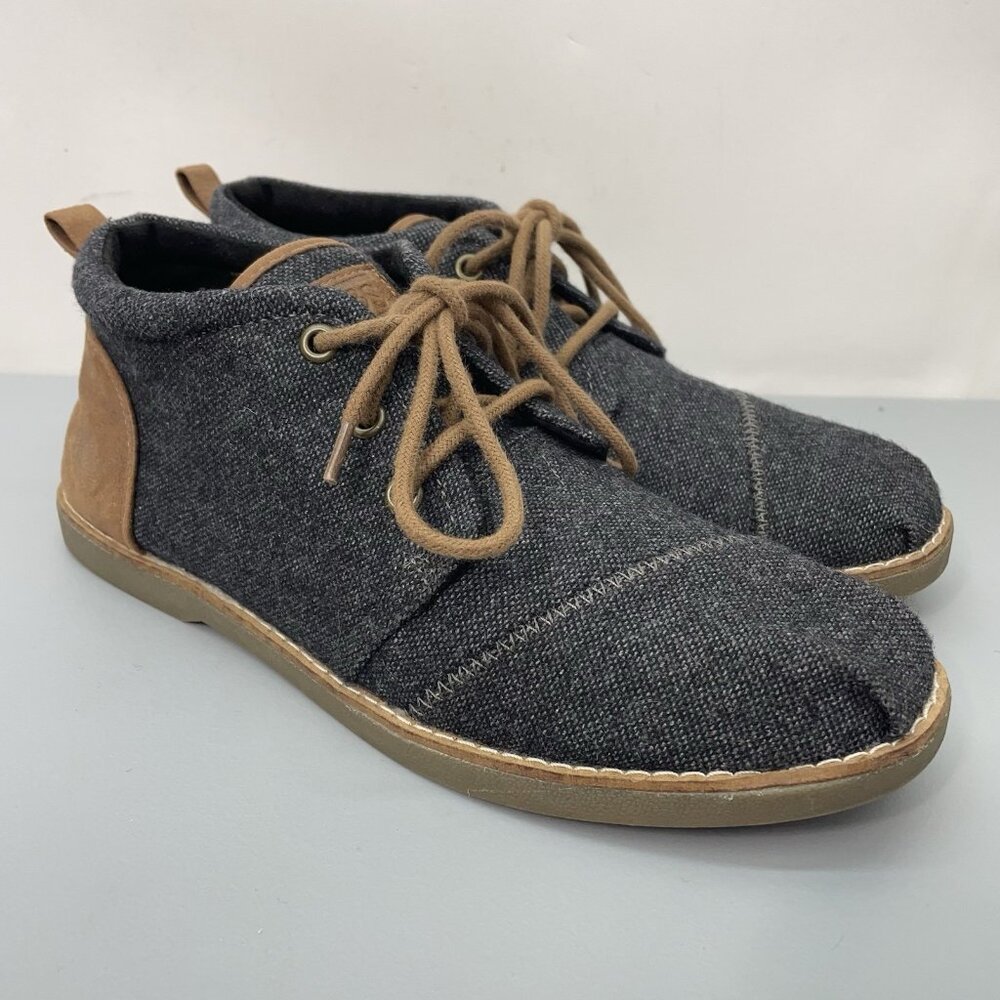 Skechers BOBS Chill Luxe Urban Summit Ankle Booties Tweed Comfort Gray Womens 9